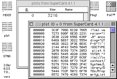 plst ID = 0 from SuperCard 4.1.1